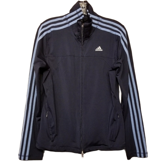 Adidas | Women's Navy Clima365 Full Zip Jacket (Size Small) - Picture 1 of 10